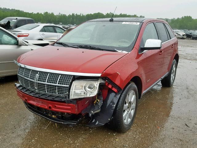 2LMDU88C87BJ19412 - 2007 LINCOLN MKX BURGUNDY photo 2