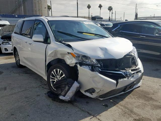 5TDYZ3DC0KS985169 - 2019 TOYOTA SIENNA LIM WHITE photo 1