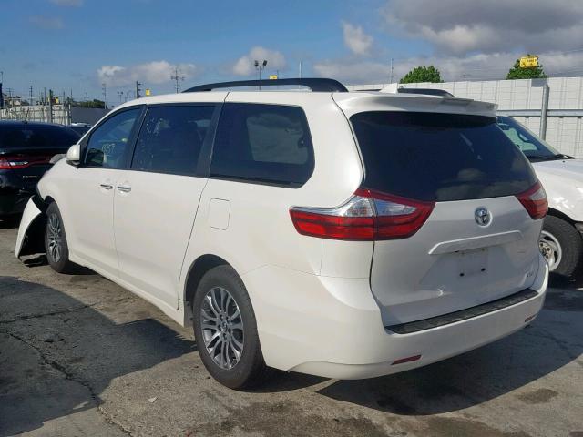 5TDYZ3DC0KS985169 - 2019 TOYOTA SIENNA LIM WHITE photo 3