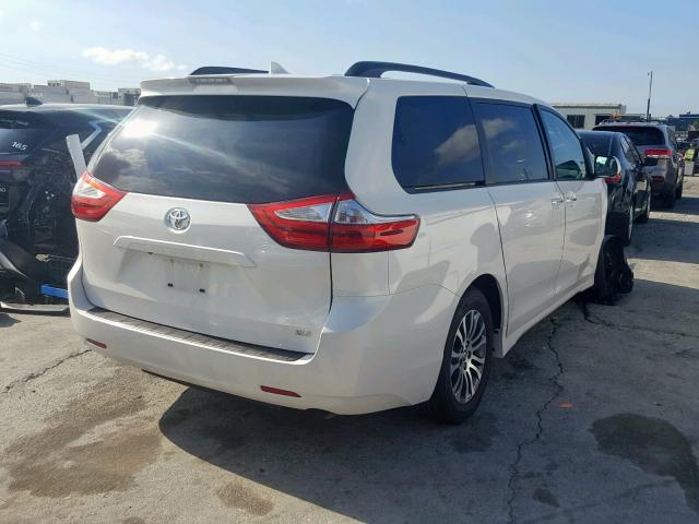 5TDYZ3DC0KS985169 - 2019 TOYOTA SIENNA LIM WHITE photo 4