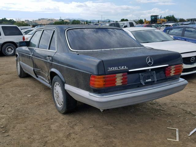 WDBCA25D1MA567768 - 1991 MERCEDES-BENZ 300 SEL BLUE photo 3