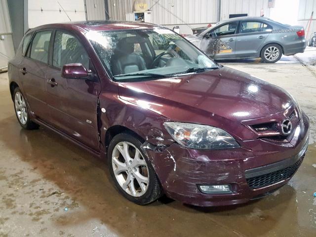 JM1BK343471709866 - 2007 MAZDA 3 HATCHBAC PURPLE photo 1