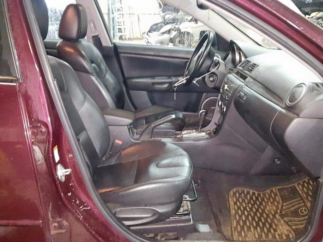 JM1BK343471709866 - 2007 MAZDA 3 HATCHBAC PURPLE photo 5