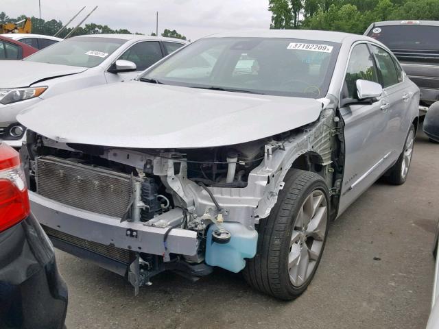 2G1145S37G9136910 - 2016 CHEVROLET IMPALA LTZ SILVER photo 2