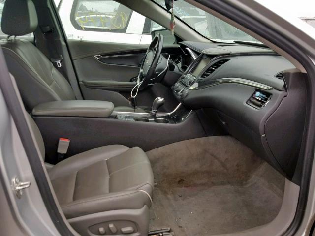 2G1145S37G9136910 - 2016 CHEVROLET IMPALA LTZ SILVER photo 5