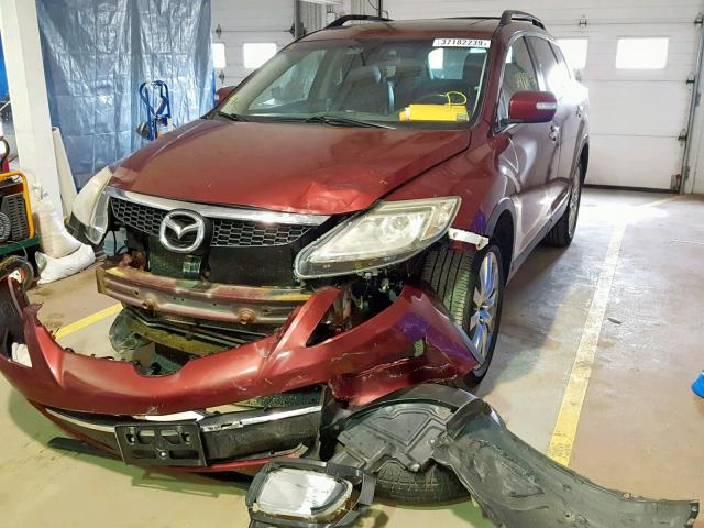 JM3TB38Y070112947 - 2007 MAZDA CX-9 RED photo 2