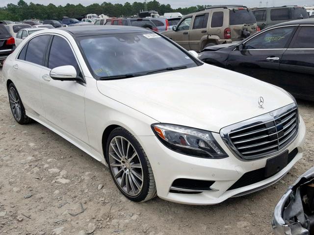 WDDUG8CB0FA196796 - 2015 MERCEDES-BENZ S 550 WHITE photo 1