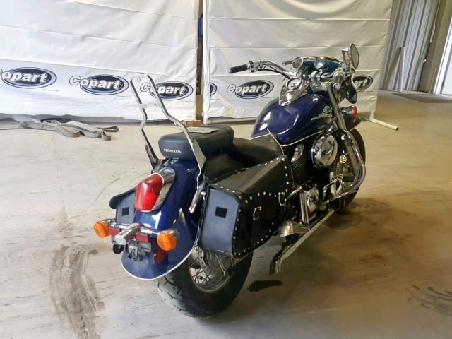 JH2RC44FX2M012857 - 2002 HONDA VT750 CDD BLUE photo 4