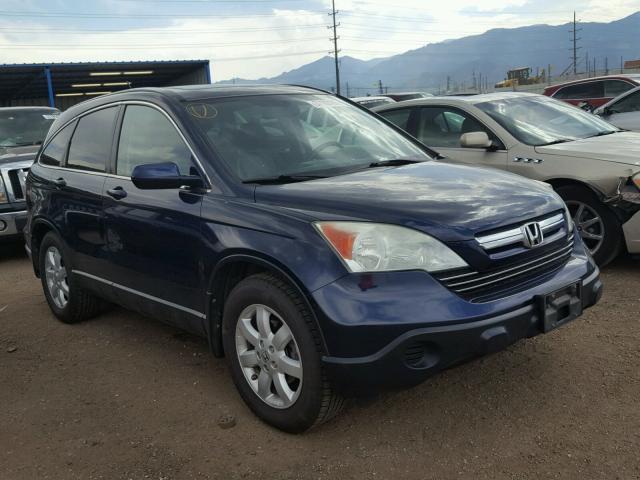 5J6RE48749L066171 - 2009 HONDA CR-V EXL BLUE photo 1