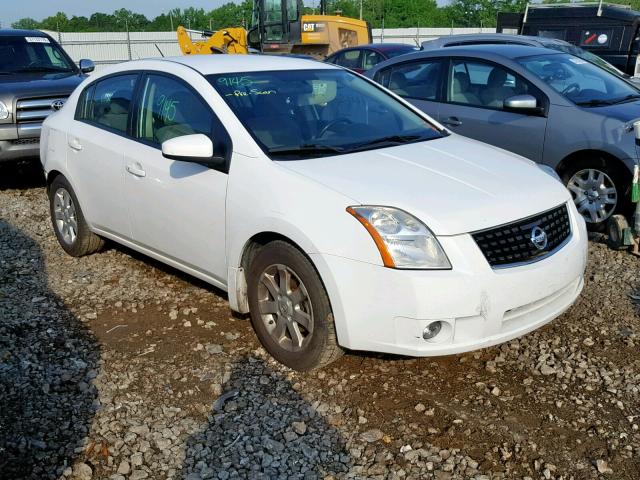 3N1AB61EX8L763799 - 2008 NISSAN SENTRA 2.0 WHITE photo 1