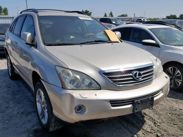 JTJGW31U272003168 - 2007 LEXUS RX 400H BEIGE photo 1