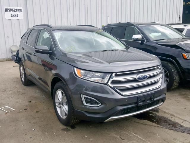 2FMPK4J84JBC48977 - 2018 FORD EDGE SEL BLACK photo 1