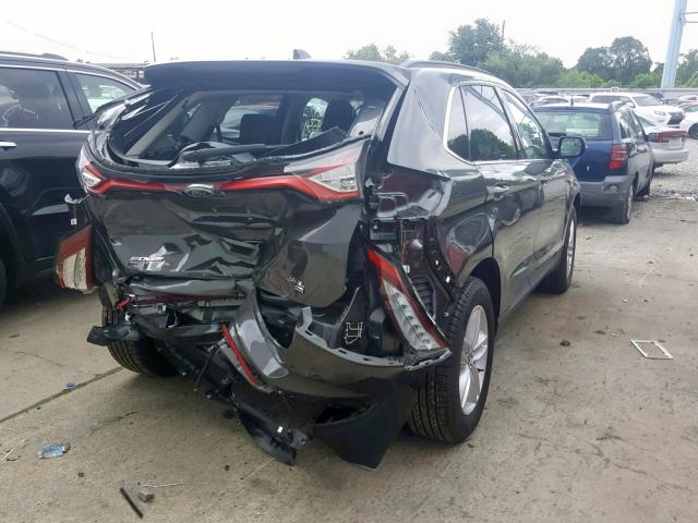 2FMPK4J84JBC48977 - 2018 FORD EDGE SEL BLACK photo 4