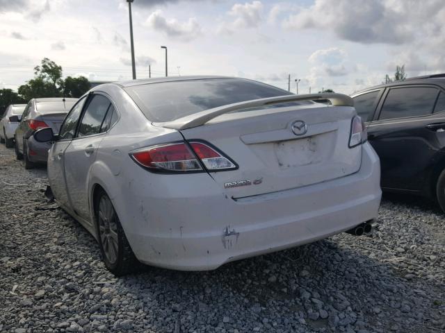 1YVHZ8CH3A5M36316 - 2010 MAZDA 6 I WHITE photo 3