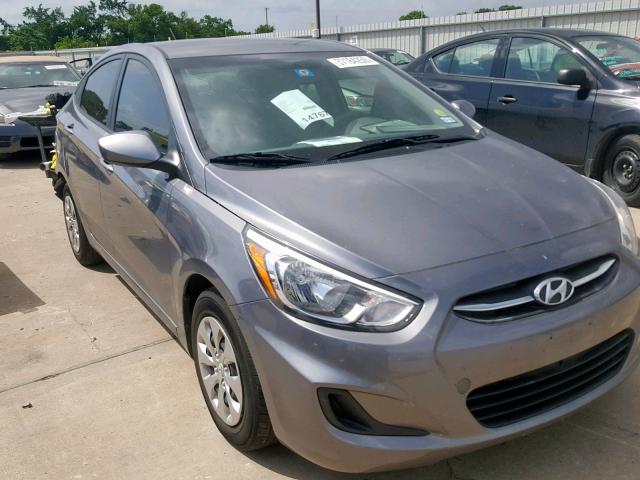 KMHCT4AE0HU223564 - 2017 HYUNDAI ACCENT SE GRAY photo 1