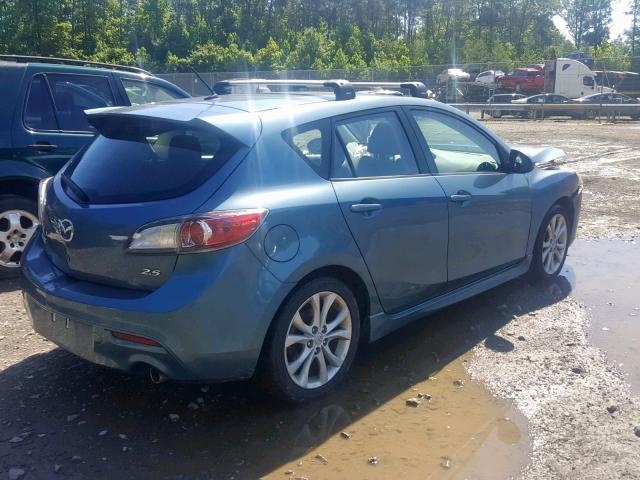 JM1BL1K60B1376556 - 2011 MAZDA 3 S TEAL photo 4