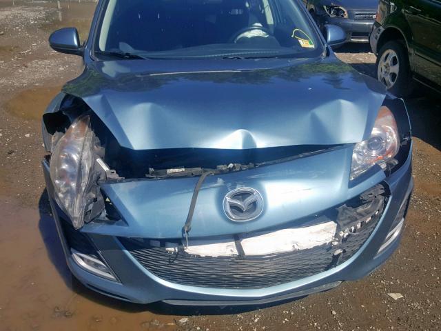 JM1BL1K60B1376556 - 2011 MAZDA 3 S TEAL photo 9