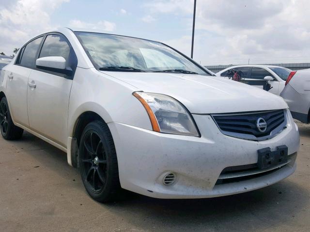 3N1AB6AP2AL606498 - 2010 NISSAN SENTRA 2.0 WHITE photo 1