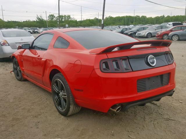 1ZVBP8CF8E5317938 - 2014 FORD MUSTANG GT RED photo 3