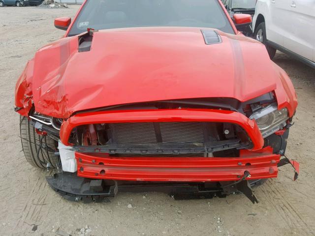 1ZVBP8CF8E5317938 - 2014 FORD MUSTANG GT RED photo 7