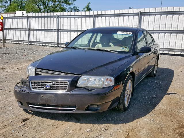 YV1TS592761429268 - 2006 VOLVO S80 2.5T BLACK photo 2