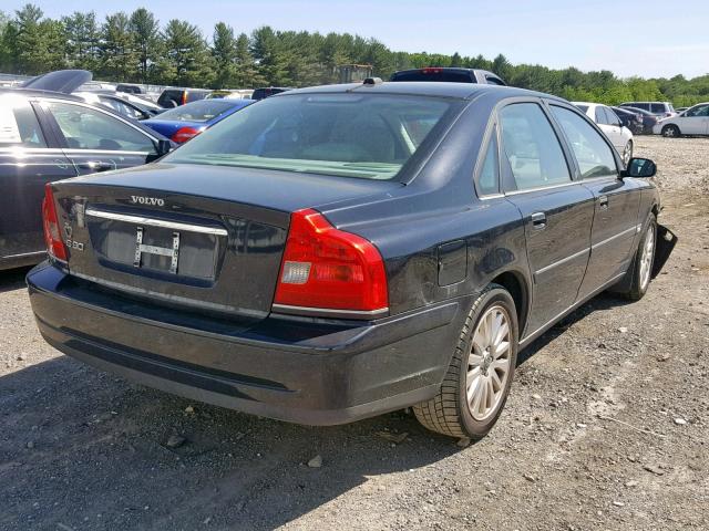 YV1TS592761429268 - 2006 VOLVO S80 2.5T BLACK photo 4