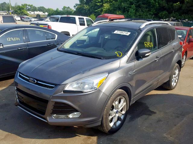 1FMCU9J98EUD41659 - 2014 FORD ESCAPE TIT GRAY photo 2