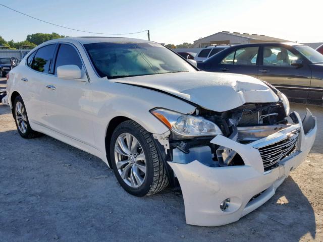 JN1BY1AP0DM512989 - 2013 INFINITI M37 WHITE photo 1