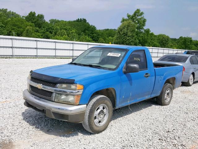 1GCCS149978104472 - 2007 CHEVROLET COLORADO BLUE photo 2