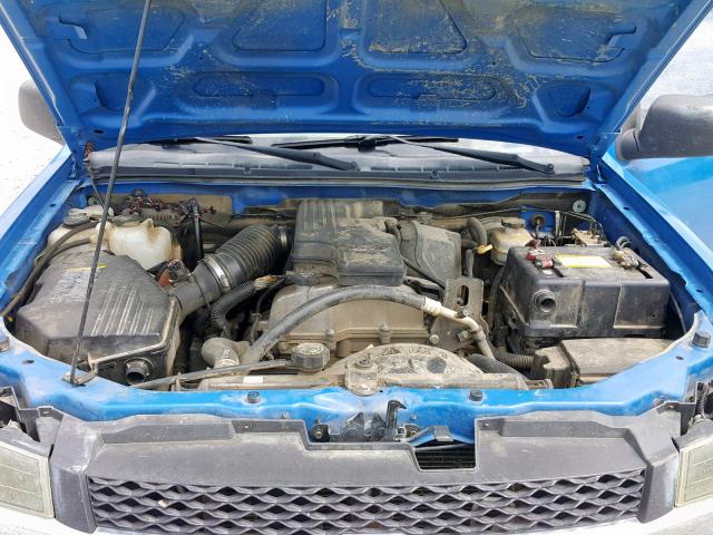 1GCCS149978104472 - 2007 CHEVROLET COLORADO BLUE photo 7