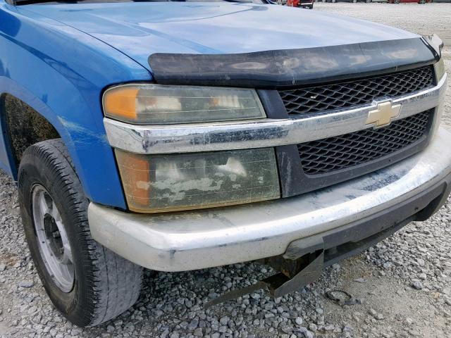 1GCCS149978104472 - 2007 CHEVROLET COLORADO BLUE photo 9