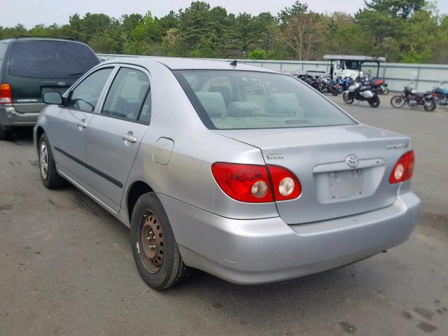 JTDBR32E160089661 - 2006 TOYOTA COROLLA CE SILVER photo 3