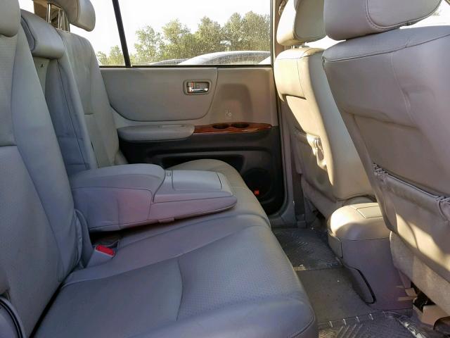 JTEEP21A960147569 - 2006 TOYOTA HIGHLANDER RED photo 6