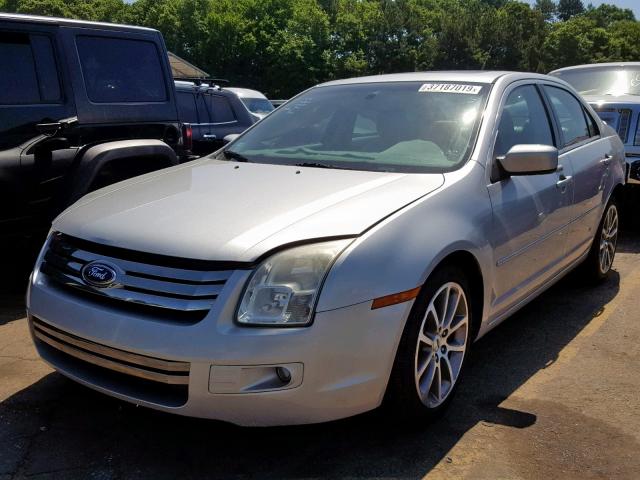 3FAHP08Z69R110507 - 2009 FORD FUSION SEL SILVER photo 2