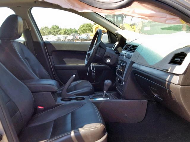 3FAHP08Z69R110507 - 2009 FORD FUSION SEL SILVER photo 5