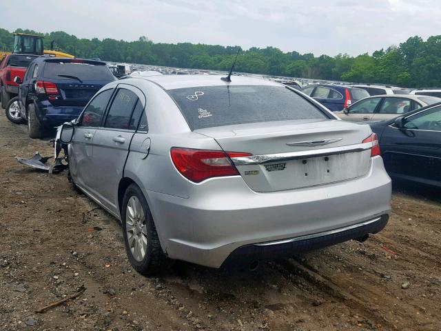 1C3BC4FG4BN532390 - 2011 CHRYSLER 200 LX SILVER photo 3