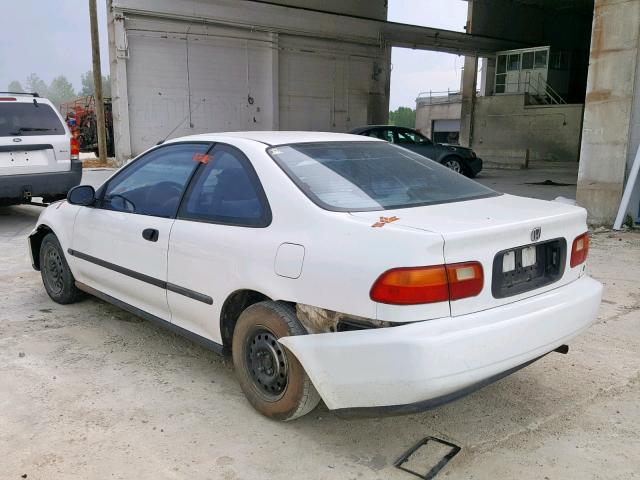 1HGEJ2229SL036379 - 1995 HONDA CIVIC DX WHITE photo 3