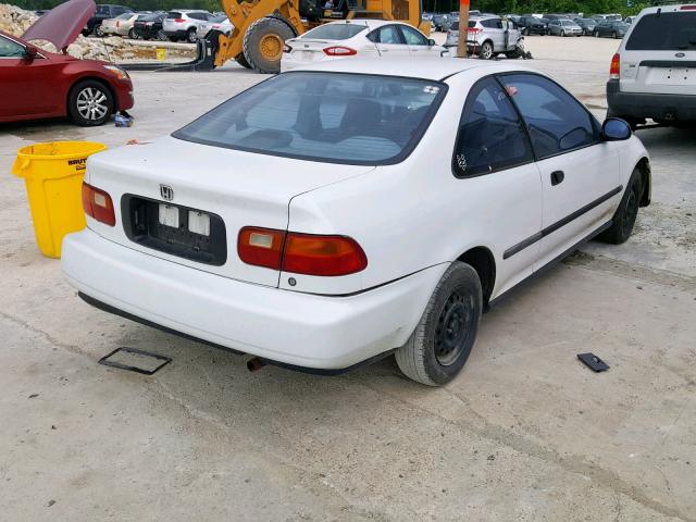 1HGEJ2229SL036379 - 1995 HONDA CIVIC DX WHITE photo 4