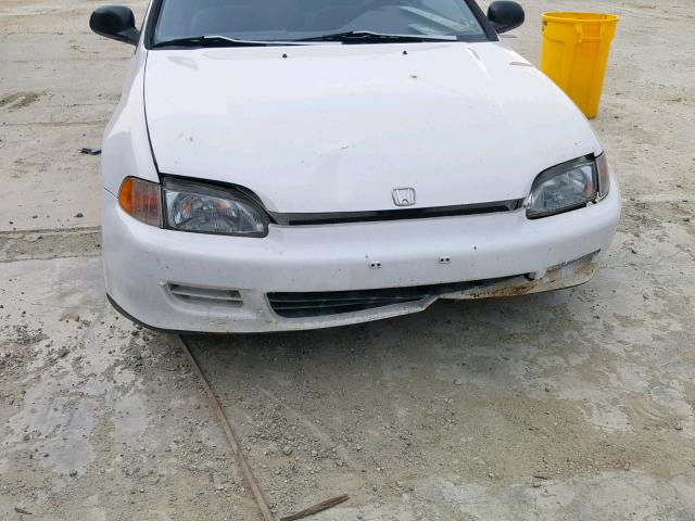 1HGEJ2229SL036379 - 1995 HONDA CIVIC DX WHITE photo 9