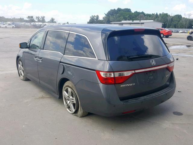 5FNRL5H90BB093296 - 2011 HONDA ODYSSEY TO GRAY photo 3