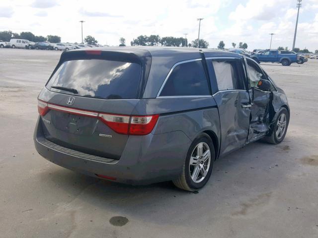 5FNRL5H90BB093296 - 2011 HONDA ODYSSEY TO GRAY photo 4