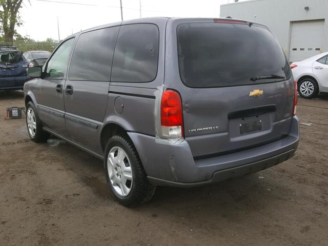 1GNDU23177D217299 - 2007 CHEVROLET UPLANDER L 灰色 照片 3