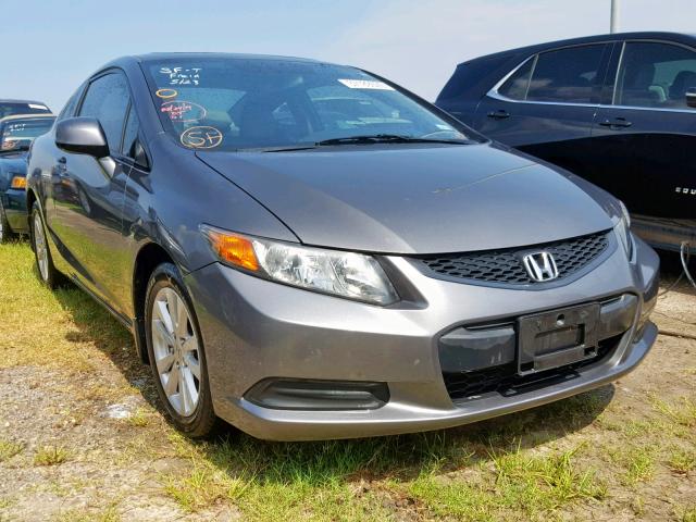 2HGFG3B12CH558091 - 2012 HONDA CIVIC EXL GRAY photo 1