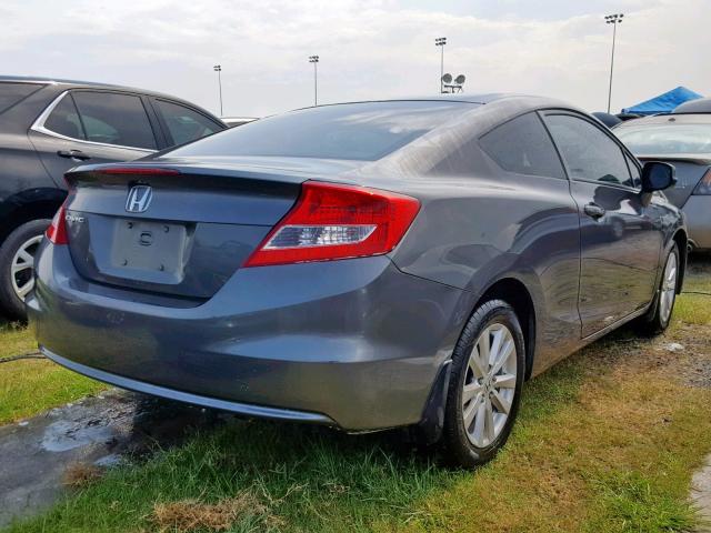 2HGFG3B12CH558091 - 2012 HONDA CIVIC EXL GRAY photo 4