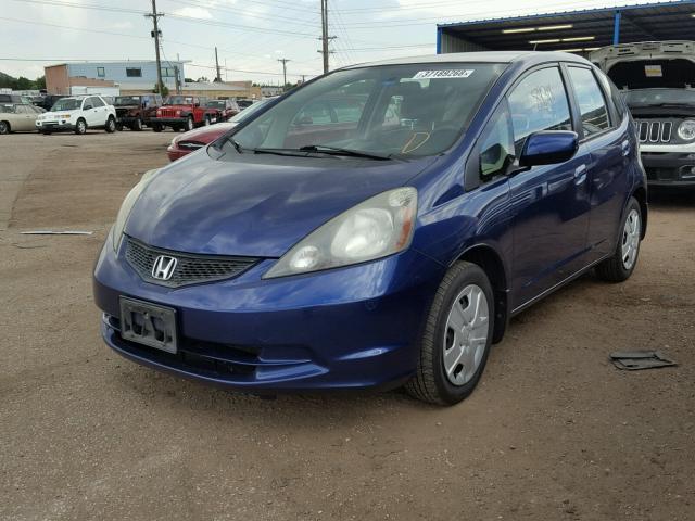 JHMGE8H34CC014529 - 2012 HONDA FIT BLUE photo 2