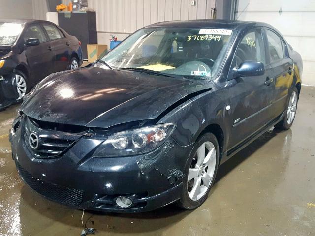 JM1BK323961510698 - 2006 MAZDA 3 S BLACK photo 2