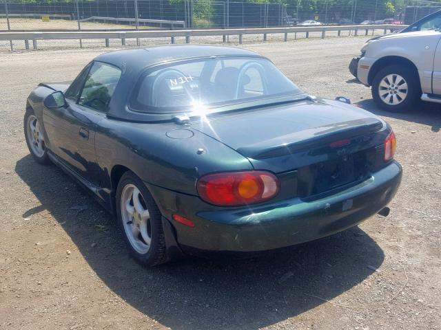 JM1NB3532X0104603 - 1999 MAZDA MX-5 MIATA GREEN photo 3