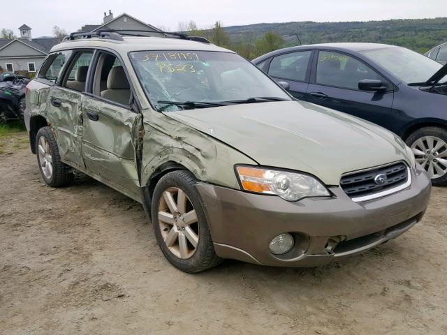 4S4BP61CX77334954 - 2007 SUBARU LEGACY OUT GREEN photo 1