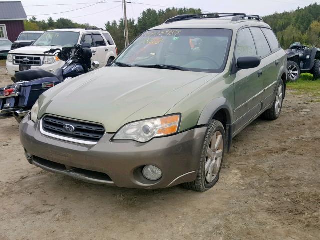 4S4BP61CX77334954 - 2007 SUBARU LEGACY OUT GREEN photo 2