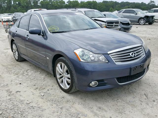 JNKAY01F28M652704 - 2008 INFINITI M35 BASE BLUE photo 1